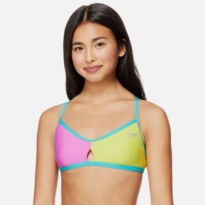 NWT Women’s Speedo Tie Back Bikini Top (Size M) - “Lost Lavender”